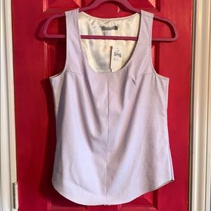 Lilac Perforated Pleather Top